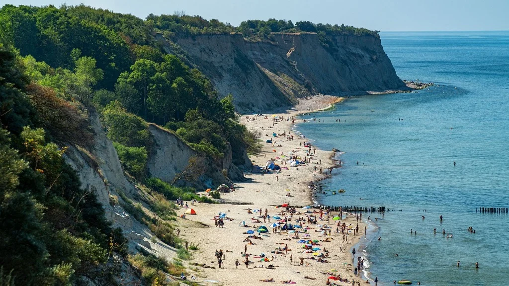 Пляж Донского на Балтийском море